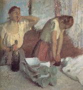 Edgar Degas Ironing clothes works oil painting